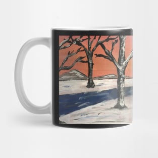 Winter path Mug